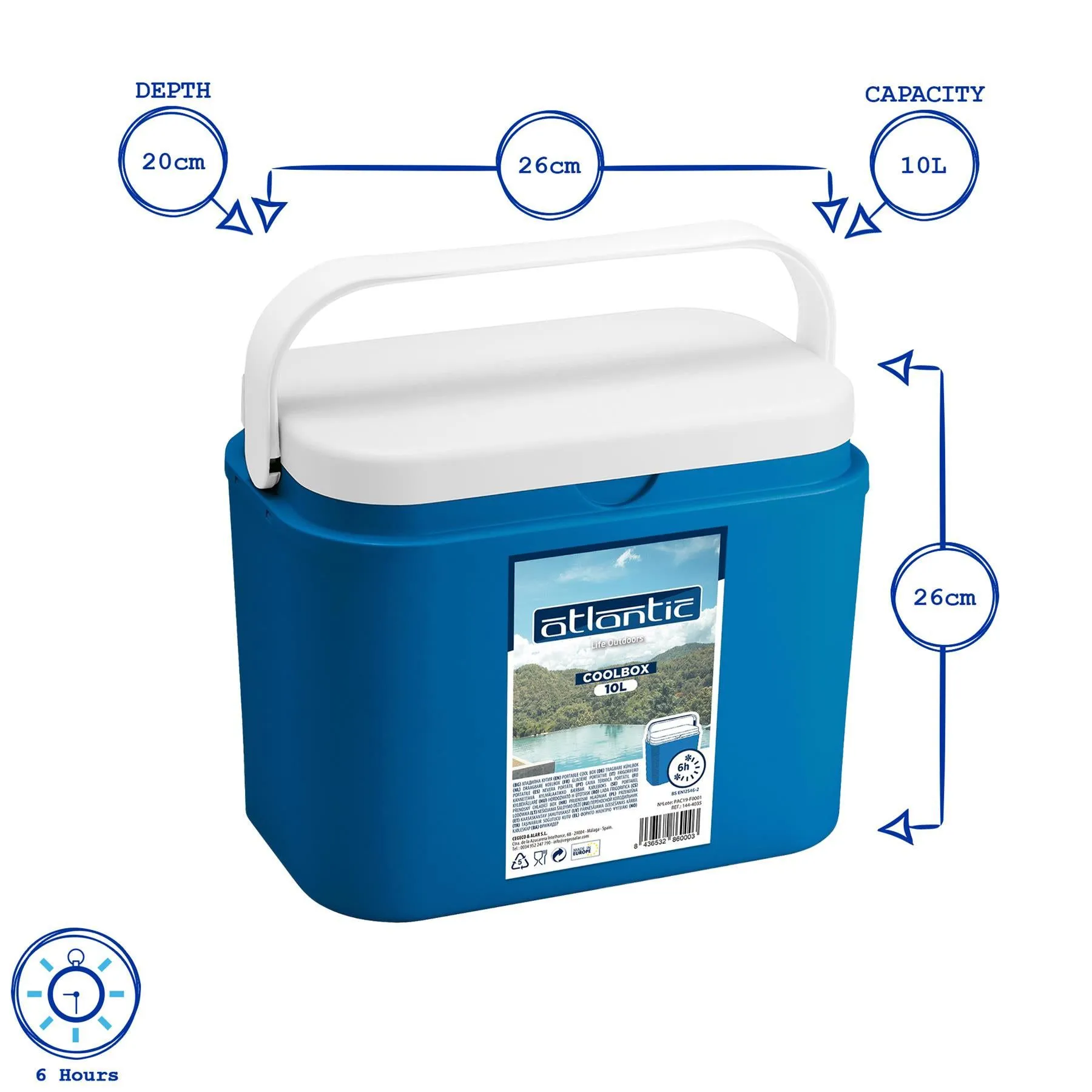 10L Cool Box - By Atlantic