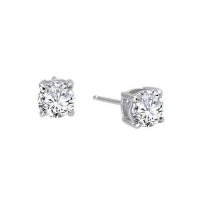 2.5 CTW Solitaire Stud Earrings 2.5 CTW Solitaire Stud Earrings