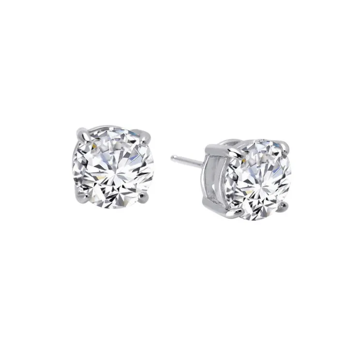 8 CTW Solitaire Stud Earrings