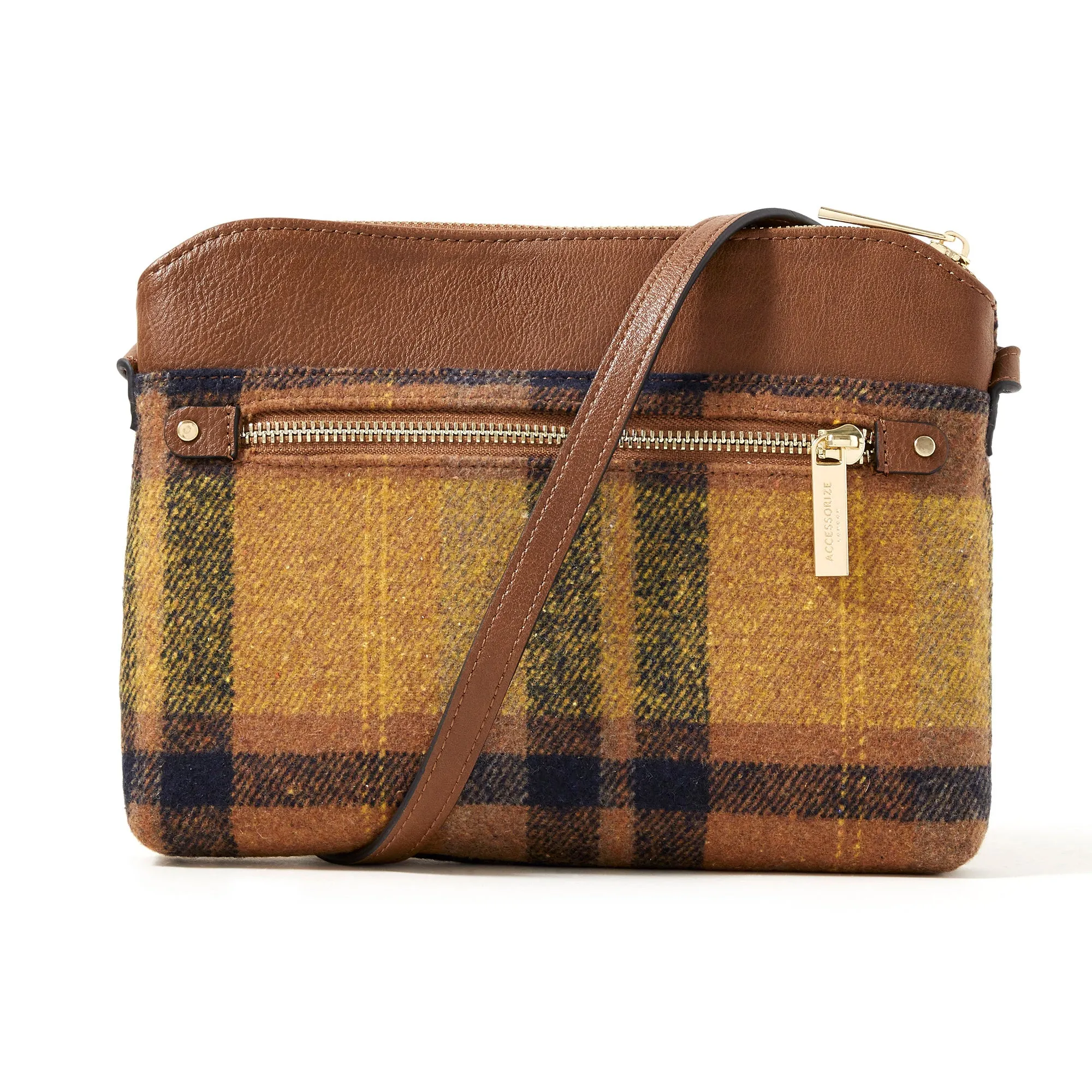 Accessorize London Women's Carrie Check Crossbody
