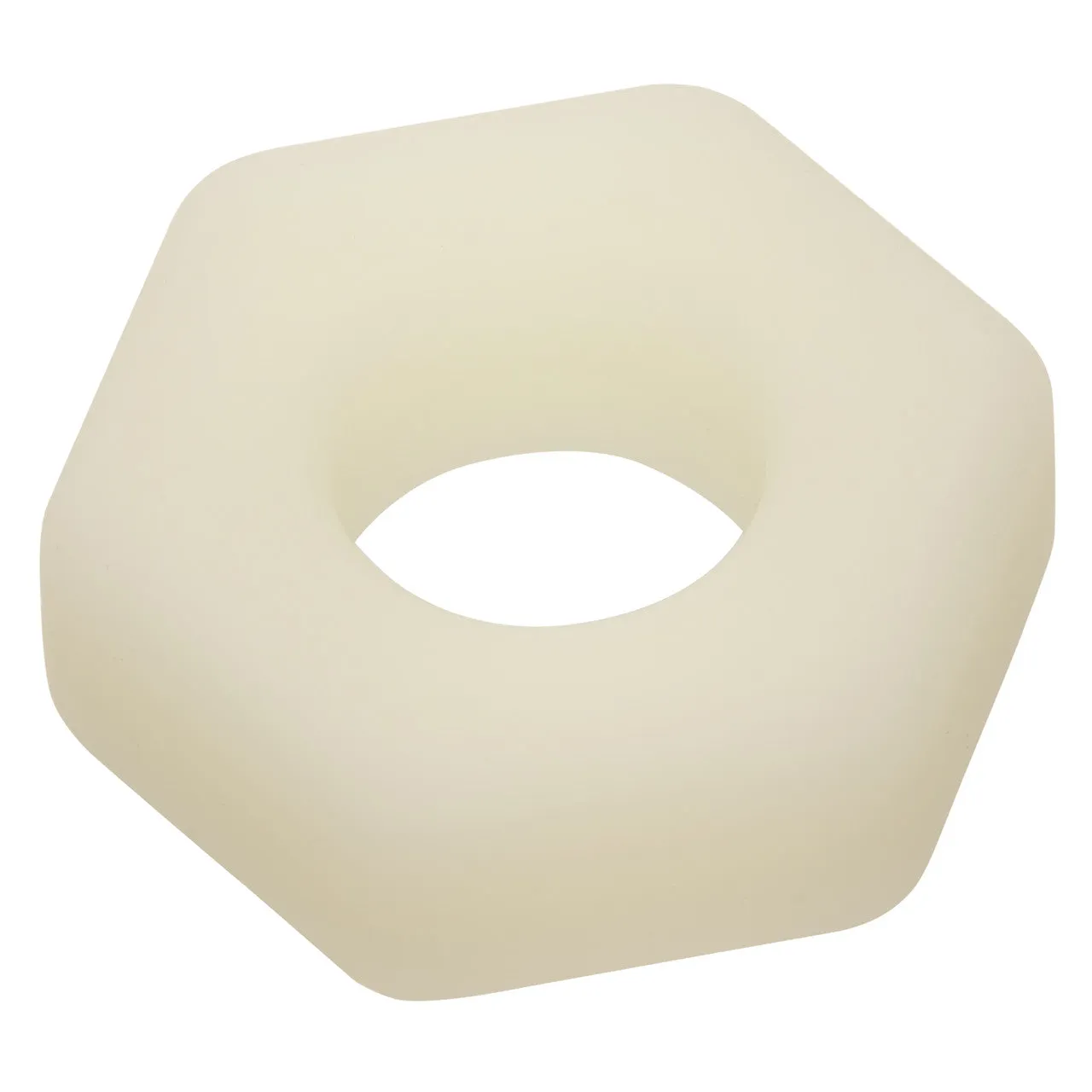 Alpha™ Glow-In-The-Dark Liquid Silicone Prolong Sexagon Ring