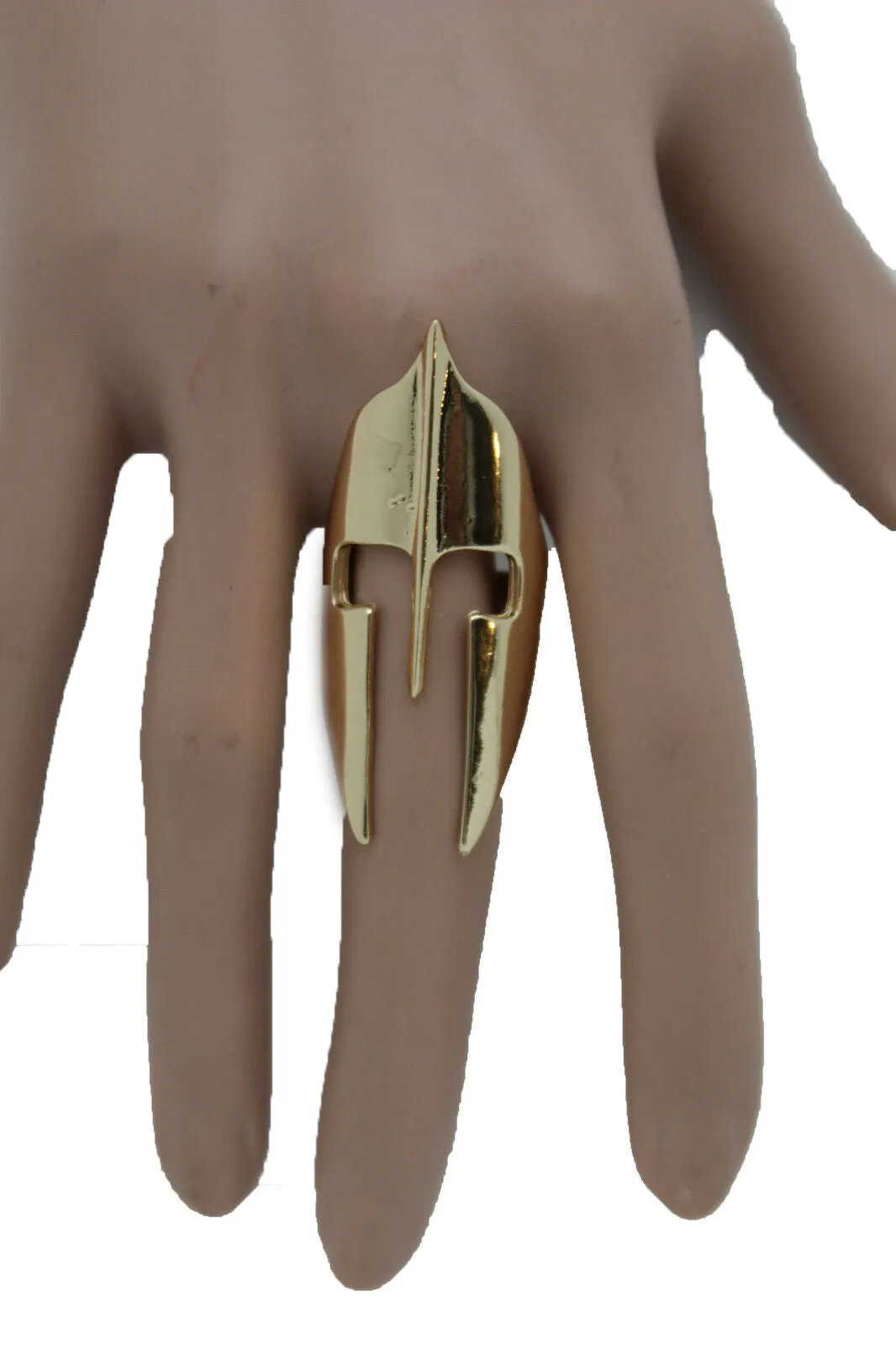 Ancient Greek Corinthian Helmet Metal Ring Fits Size 7.5