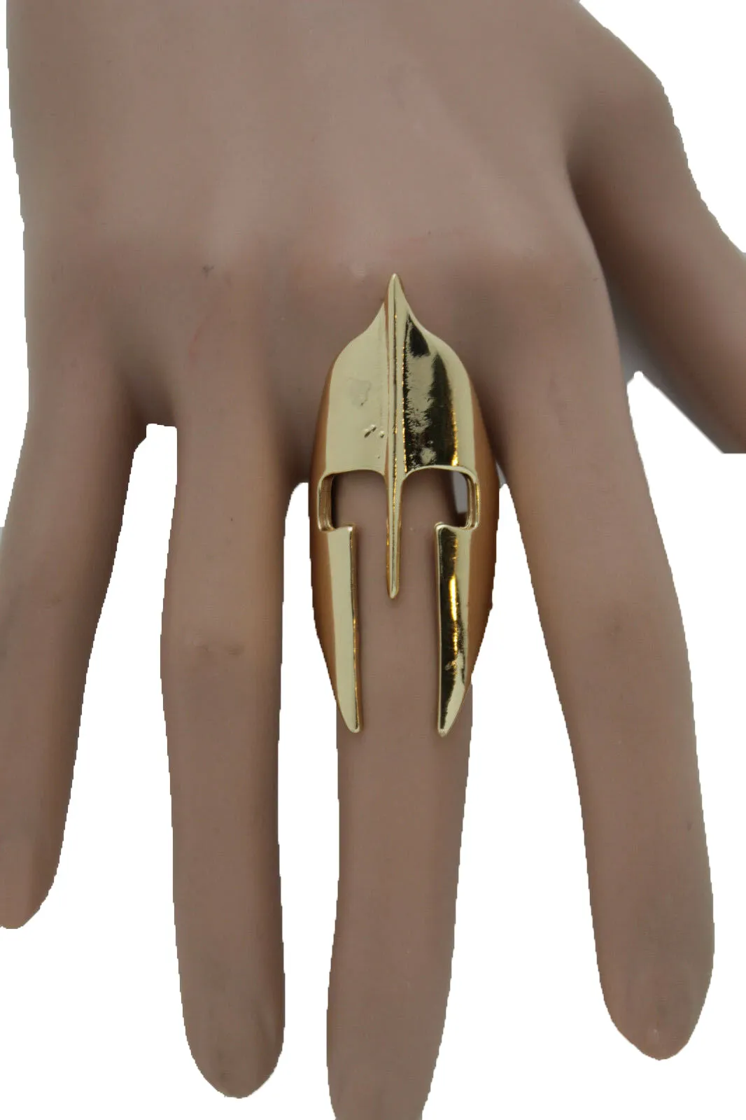 Ancient Greek Corinthian Helmet Metal Ring Fits Size 7.5