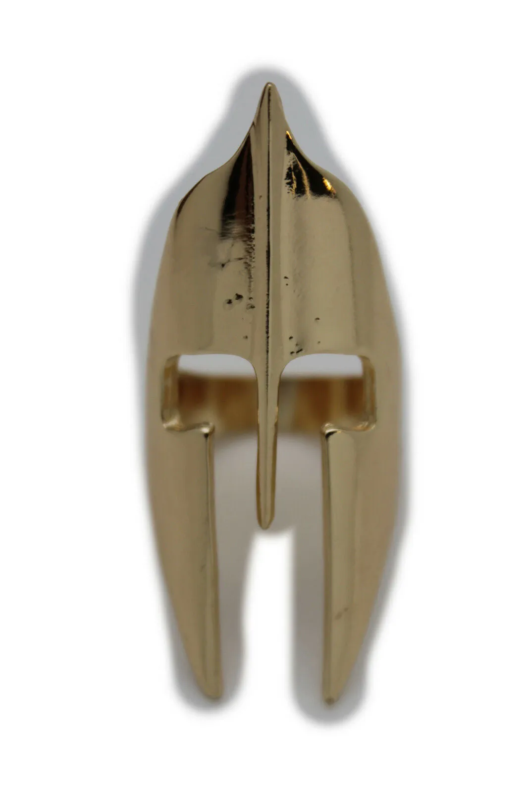 Ancient Greek Corinthian Helmet Metal Ring Fits Size 7.5