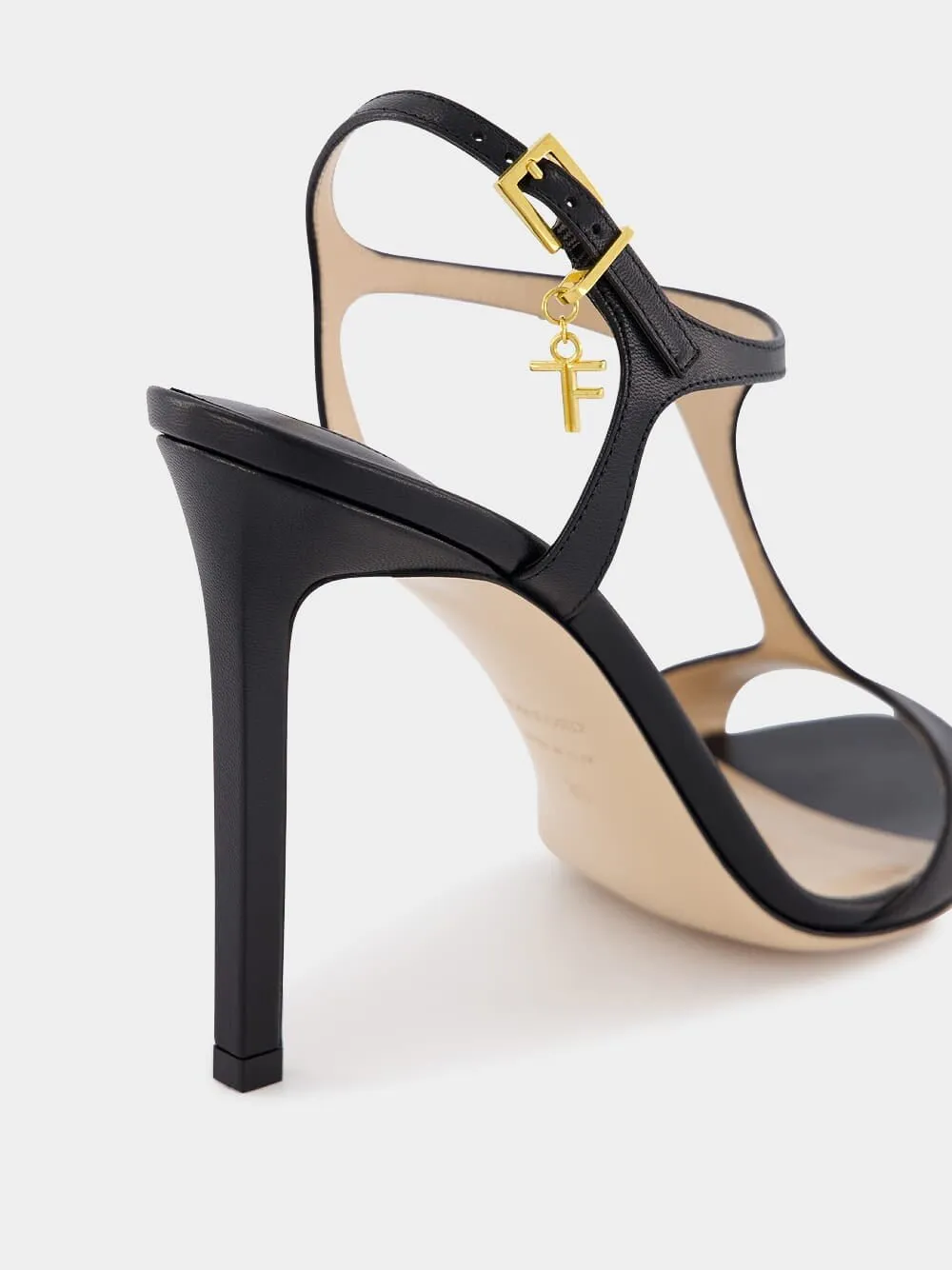 Angelina Shiny Leather Sandal