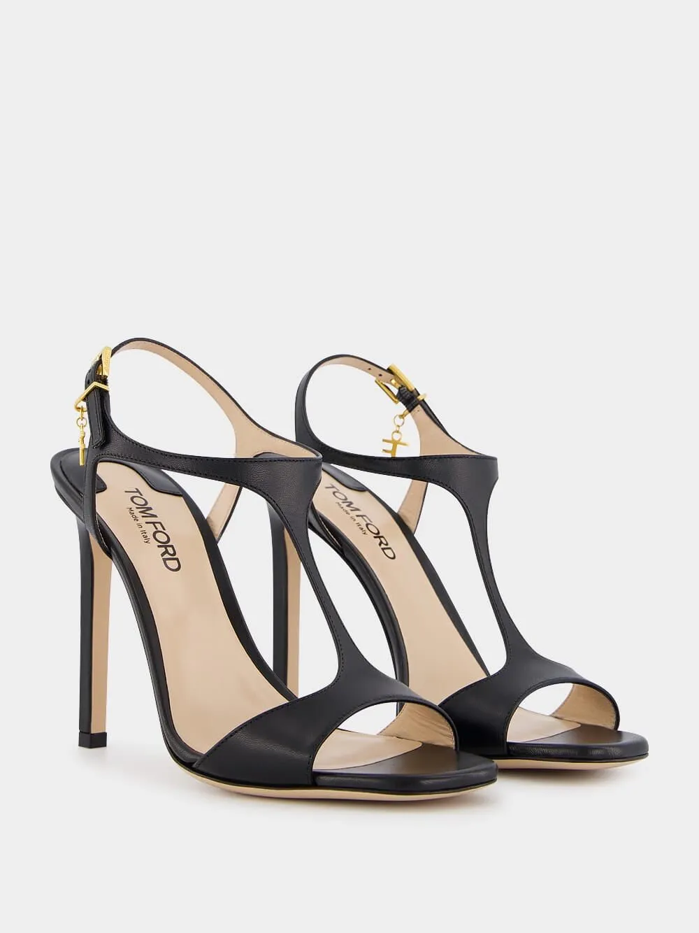 Angelina Shiny Leather Sandal