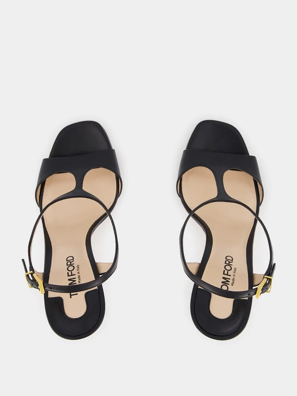 Angelina Shiny Leather Sandal