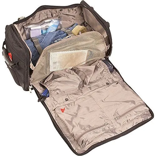 Athalon 34" 15 Pocket Duffel Navy Rolling, One Size