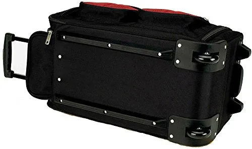 Athalon 34" 15 Pocket Duffel Navy Rolling, One Size