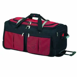 Athalon Luggage 22 Inch 15-Pocket Duffel, Red, One Size Athalon Luggage 22 Inch 15-Pocket Duffel, Red, One Size