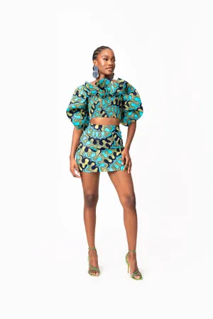 BADE African Print Mini Skirt BADE African Print Mini Skirt
