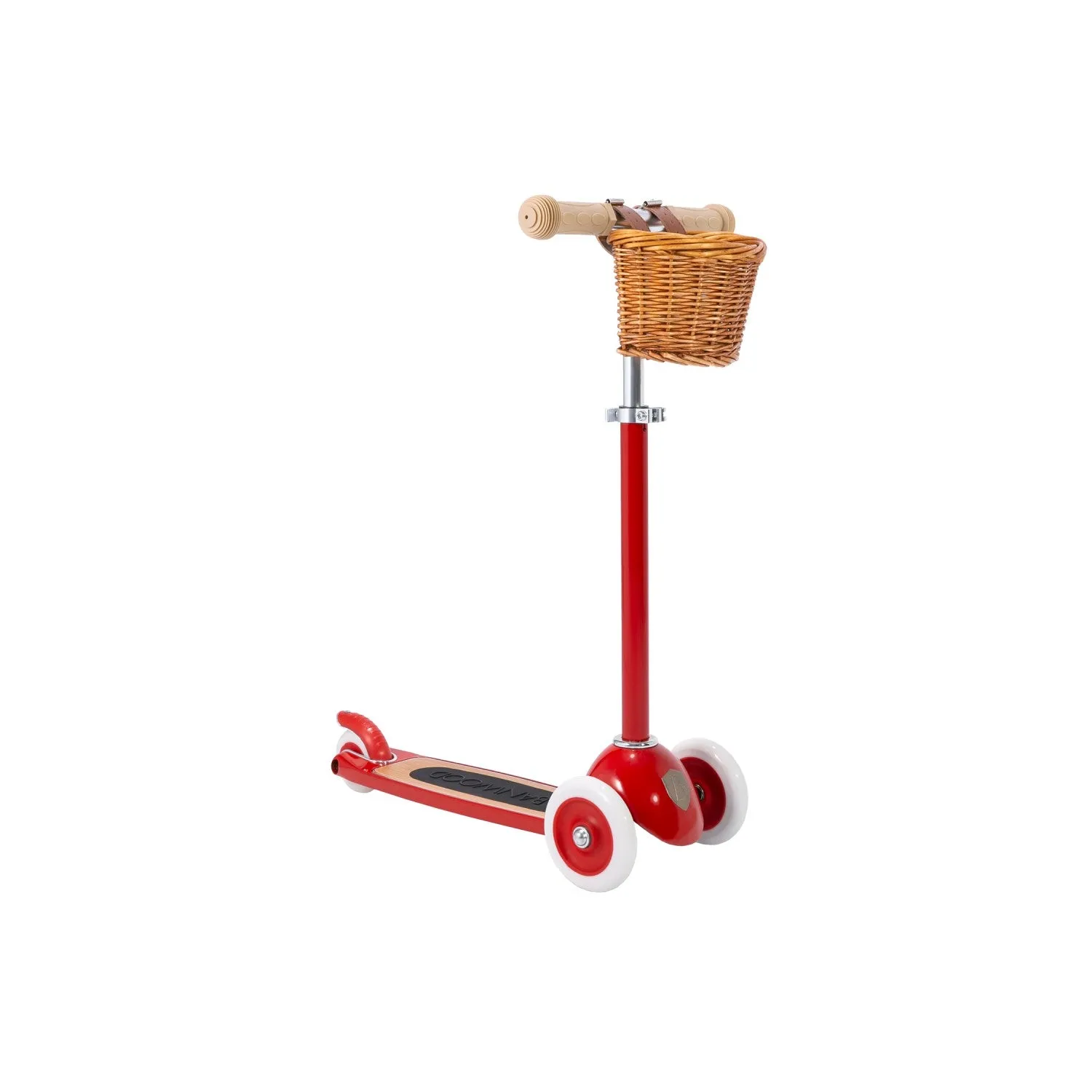 Banwood Kids Scooter & Basket - Red