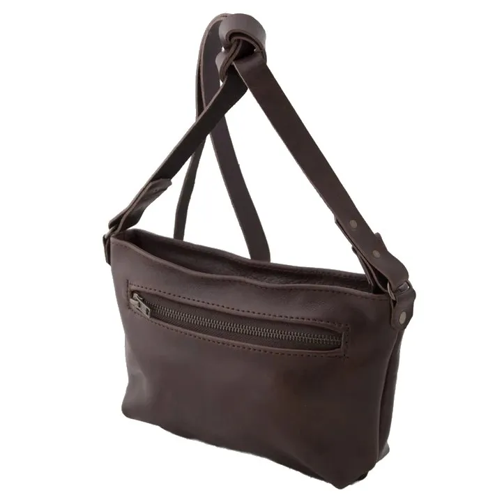 Bark And Mill Mini Sling Bag | Chocolate