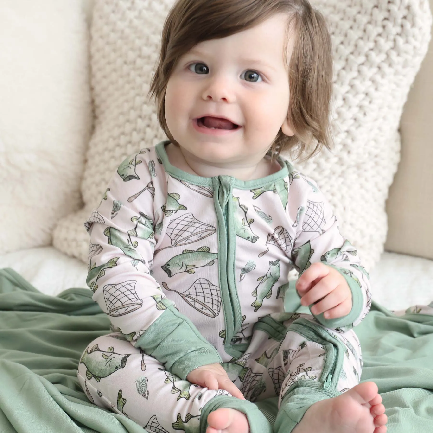 Bass Buddies Convertible Zip Romper