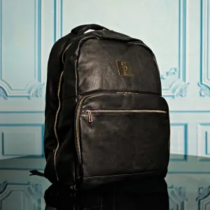 Black Leather Daily Commuter Bag Black Leather Daily Commuter Bag