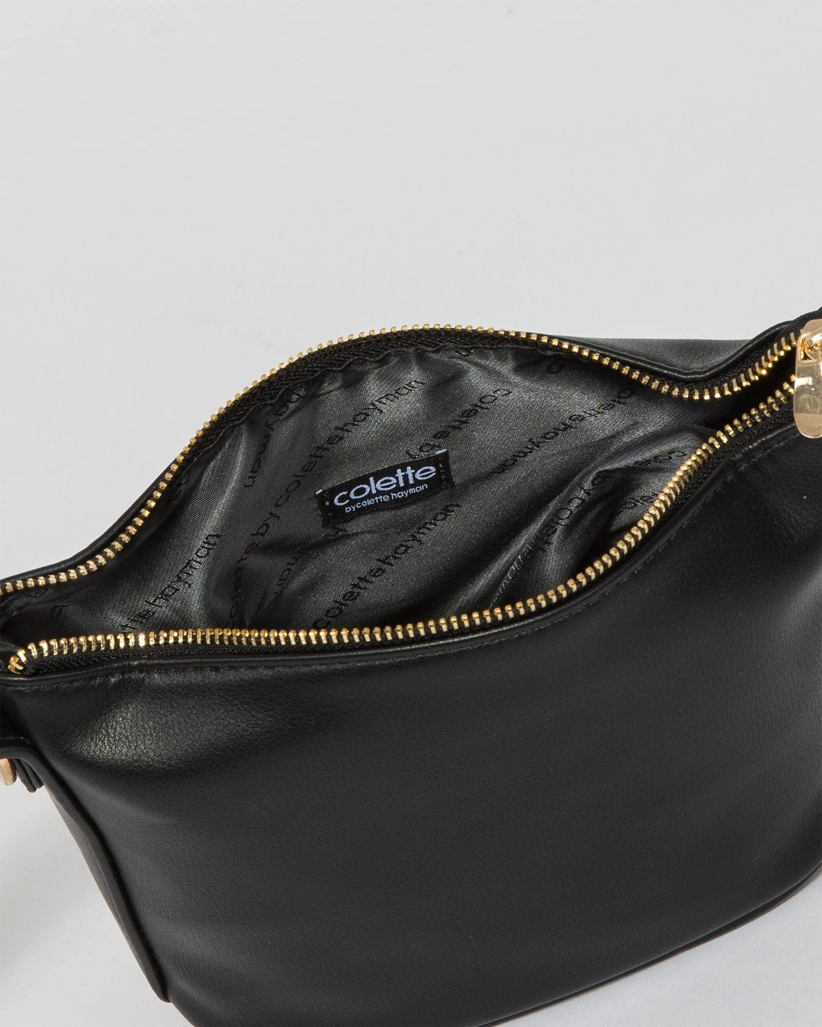 Black Lottie Mini Slouch Bag