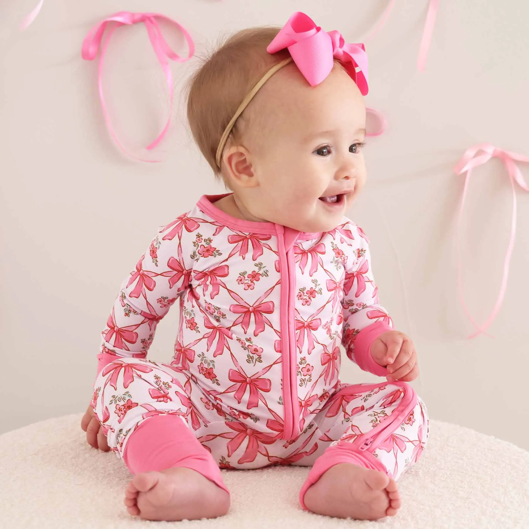 Bow Besties Convertible Zip Romper