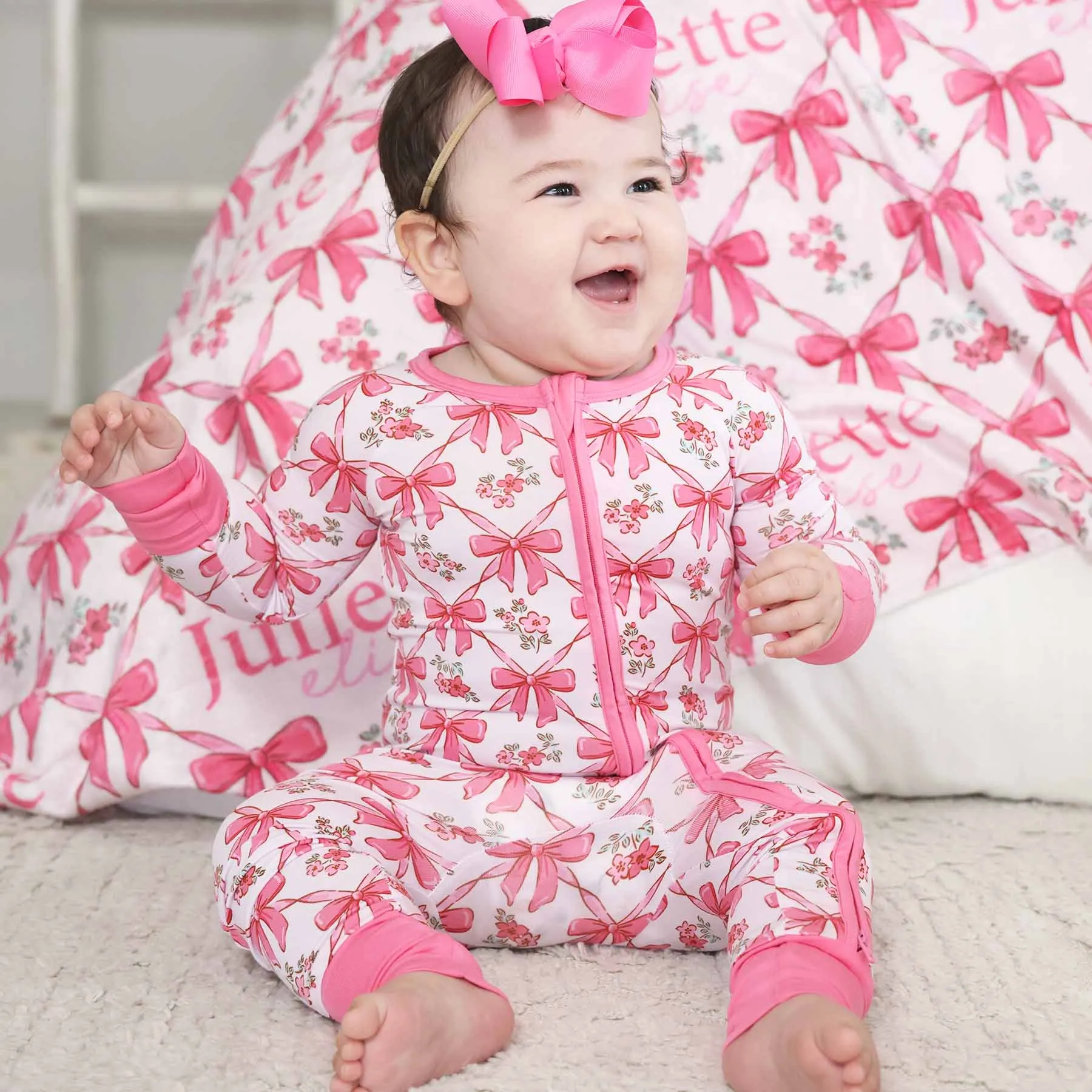 Bow Besties Convertible Zip Romper