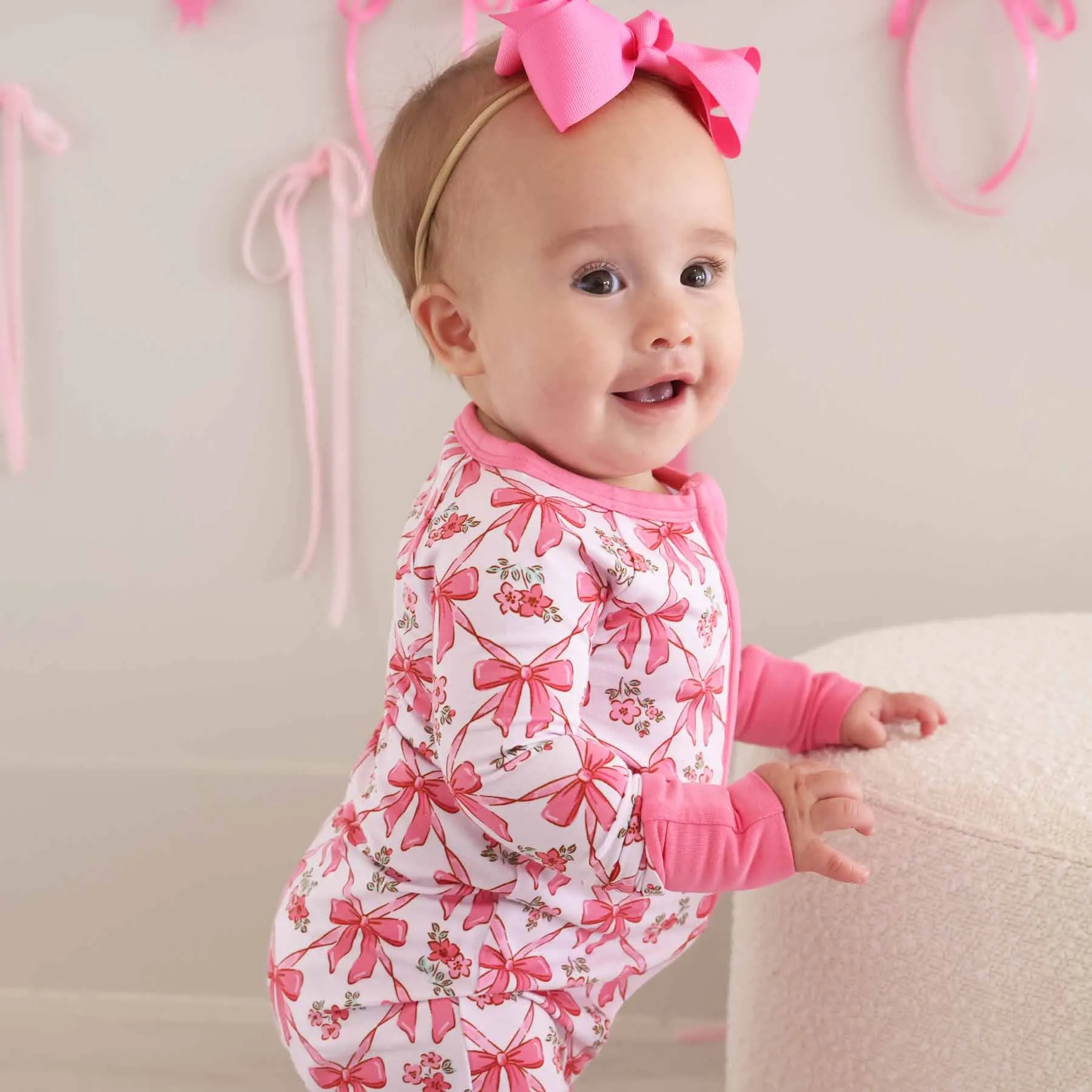 Bow Besties Convertible Zip Romper