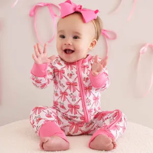 Bow Besties Convertible Zip Romper Bow Besties Convertible Zip Romper