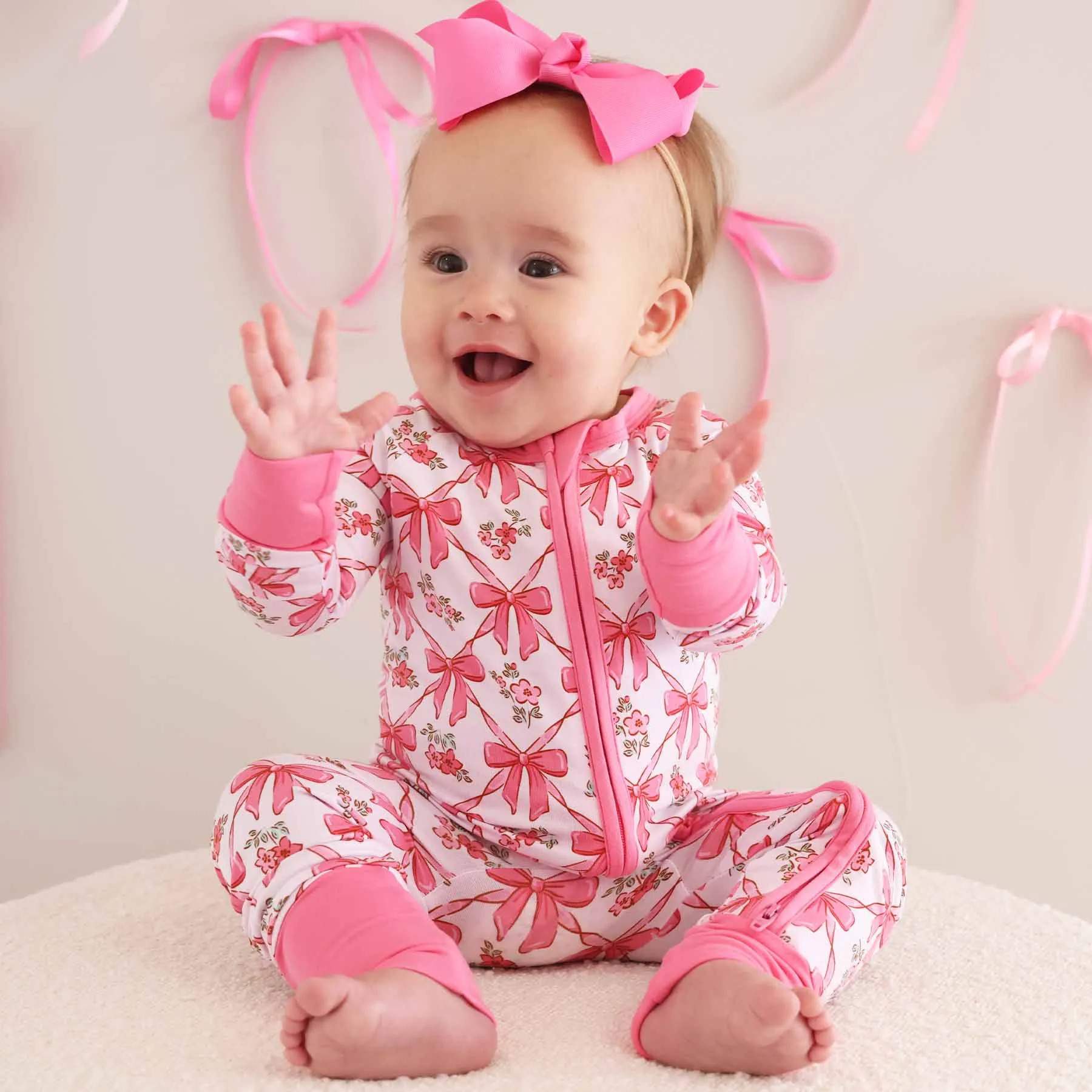 Bow Besties Convertible Zip Romper