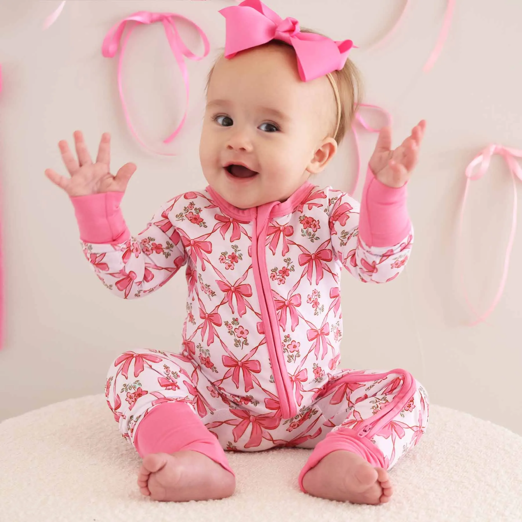 Bow Besties Convertible Zip Romper