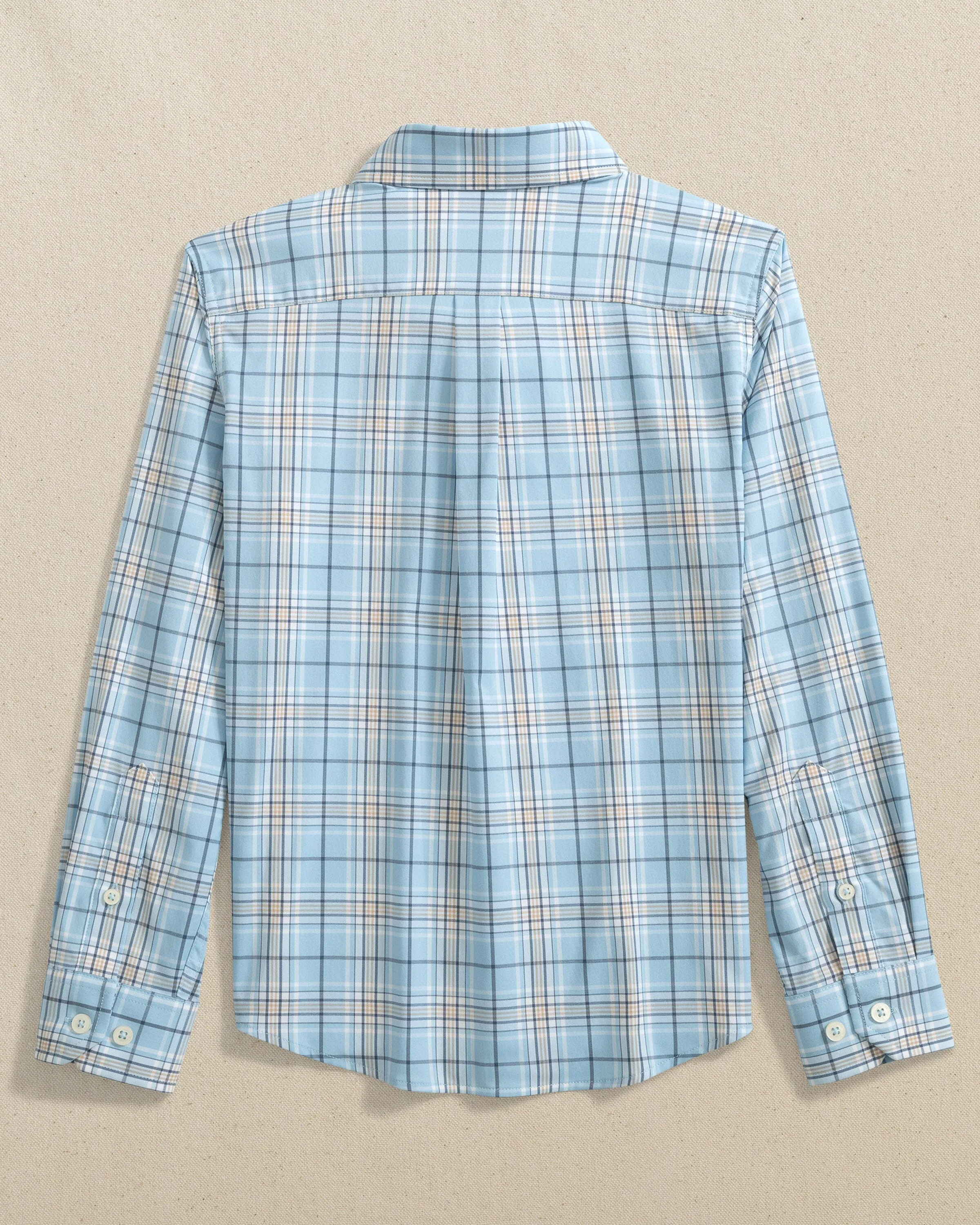 Boys Intercoastal River Point Plaid Sport Shirt