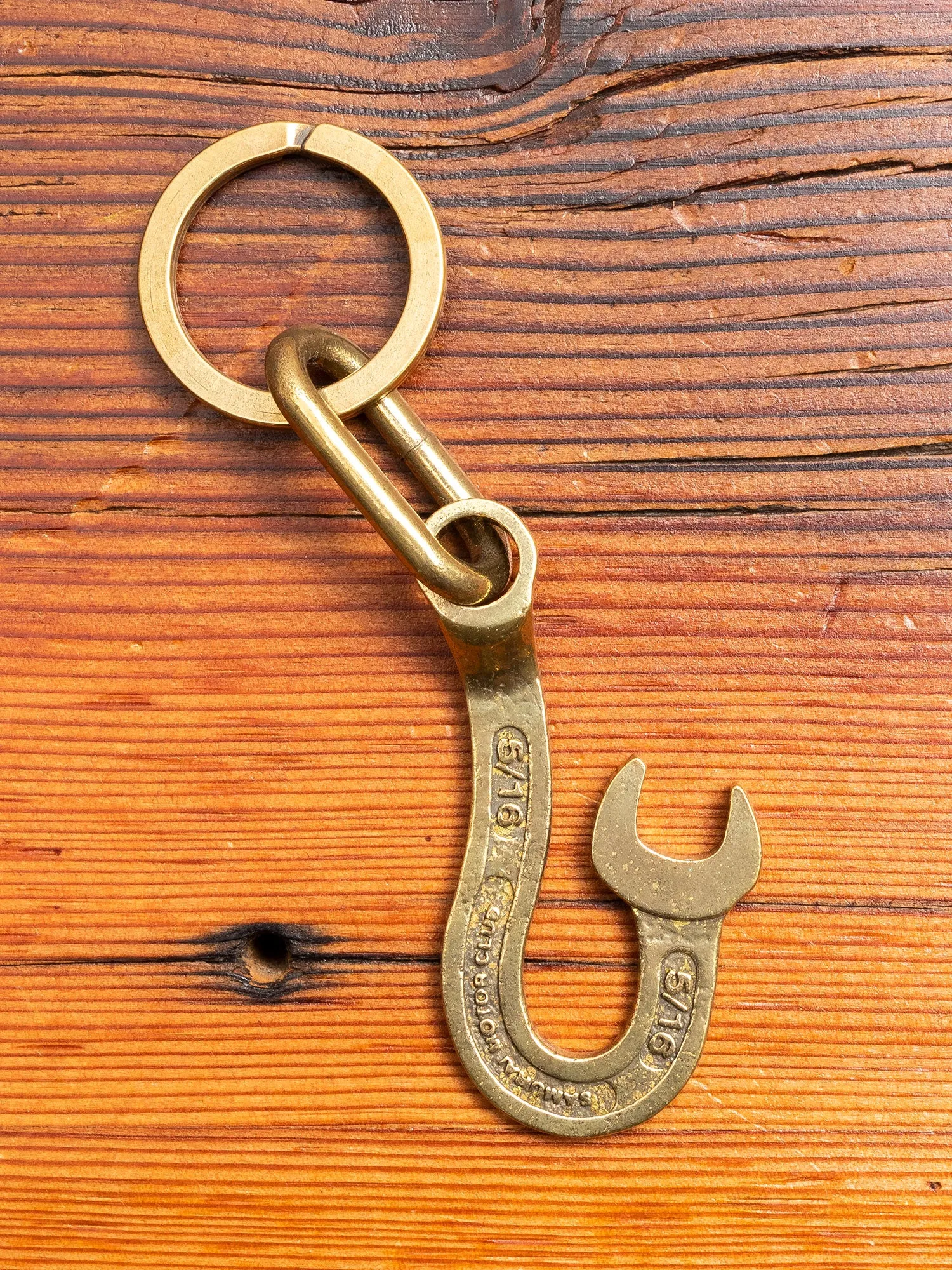 Brass Key Holder in Gold