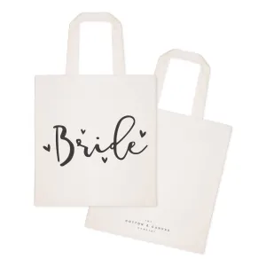 Bride Wedding Cotton Canvas Tote Bag by The Cotton & Canvas Co. Bride Wedding Cotton Canvas Tote Bag by The Cotton & Canvas Co.