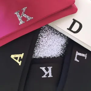 Bridesmaids gifts - set of medium personalised initial monogram clutches Bridesmaids gifts - set of medium personalised initial monogram clutches