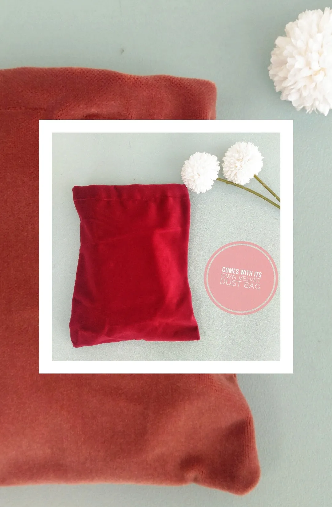 Brown Clutch Bag, Wooden Embellished Purse With Faux Leather And Howlite Stone