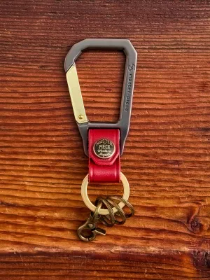 Carabiner Keychain in Red Carabiner Keychain in Red