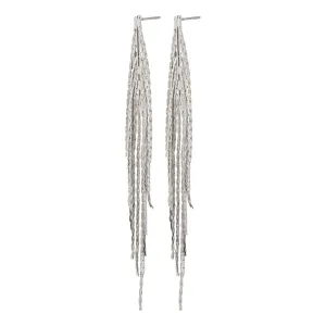 CARMEN waterfall earrings silver-plated