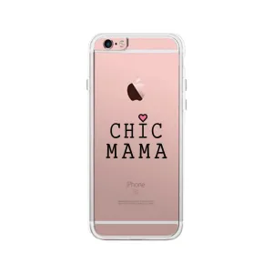 Chic Mama Clear Phone Case Lovely Design Gifts For Mothers Day Chic Mama Clear Phone Case Lovely Design Gifts For Mothers Day