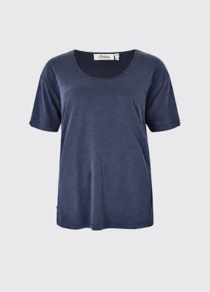 Cloyne Short Sleeved Top - Navy Cloyne Short Sleeved Top - Navy