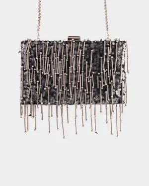 Clutch with Embroidered Sequins Clutch with Embroidered Sequins