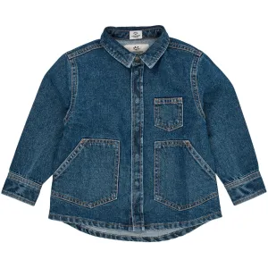 Copenhagen Colors Indigo Blue Washed Organic Jeans Jacket Copenhagen Colors Indigo Blue Washed Organic Jeans Jacket