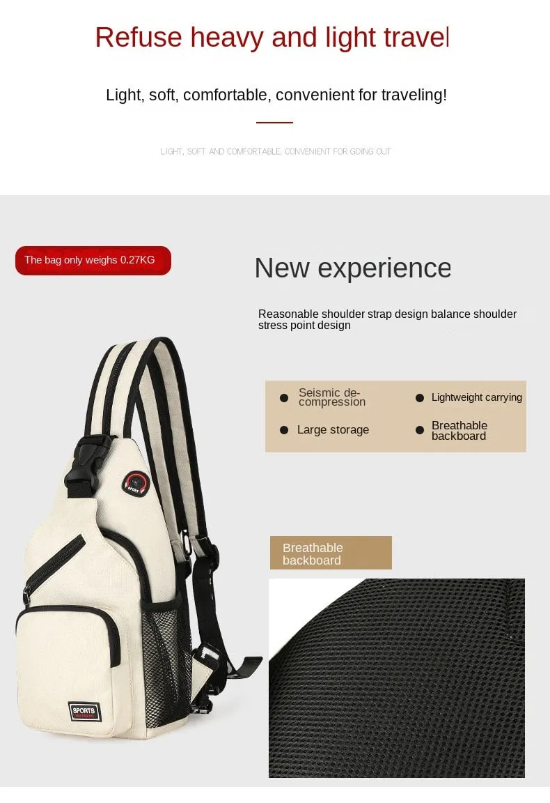 Crossbody Japanese Backpack