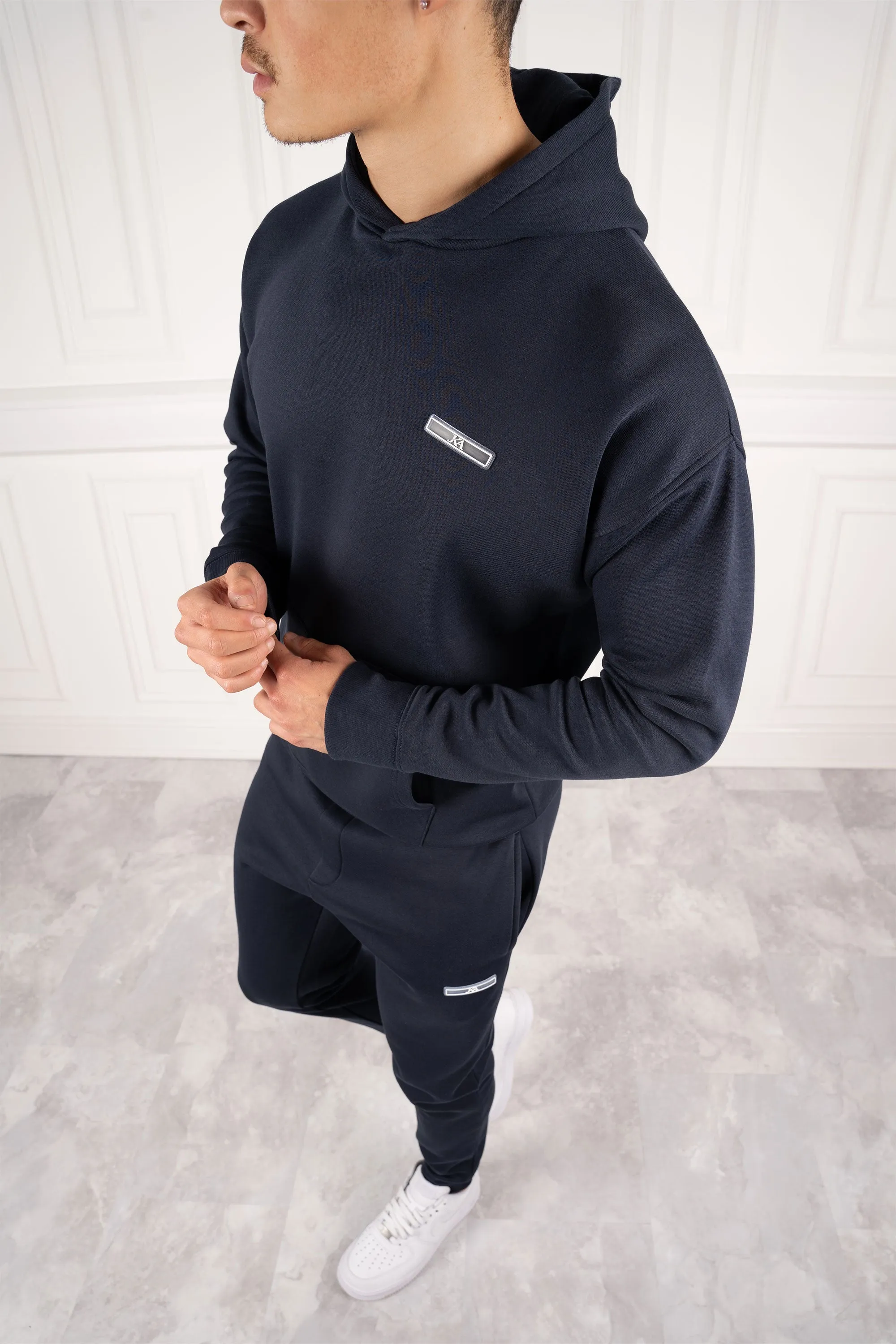 Day To Day Slim Fit Hoodie - Navy