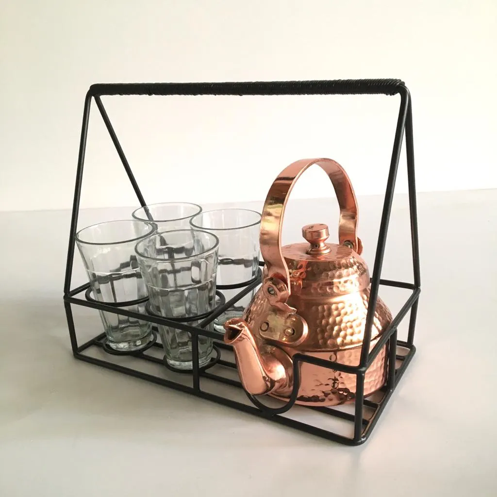 Desi Tea Set with Kettle & Glasses MK