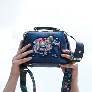 Elephant Embroidered Ethnic Sling Bag Elephant Embroidered Ethnic Sling Bag