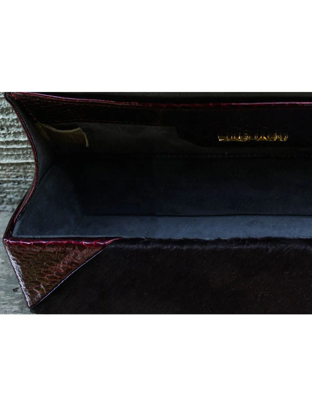 Elongated Mini Box Clutch