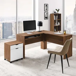 Envision Wood Desk and File Cabinet Set by Modway Envision Wood Desk and File Cabinet Set by Modway