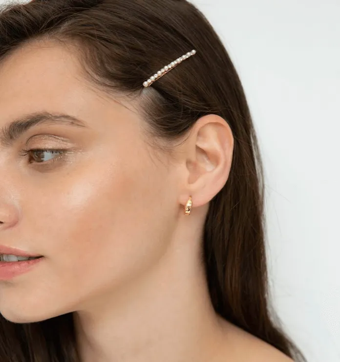 Everyday Huggie Earrings - Elba - Silver