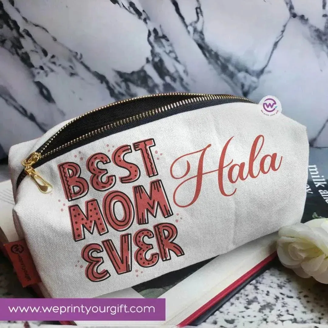 Fabric Boxy Pouch Makeup - Mother's Day