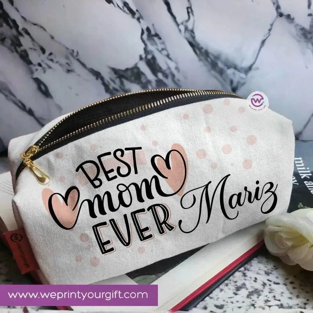 Fabric Boxy Pouch Makeup - Mother's Day