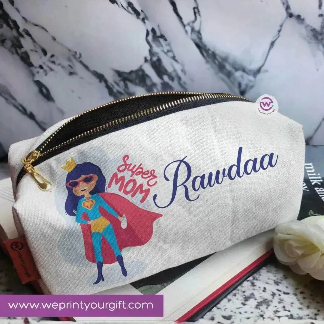 Fabric Boxy Pouch Makeup - Mother's Day