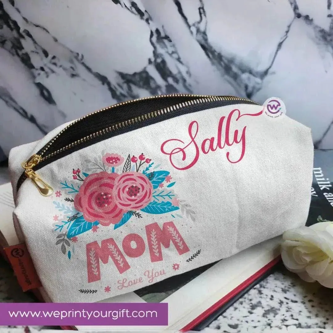 Fabric Boxy Pouch Makeup - Mother's Day