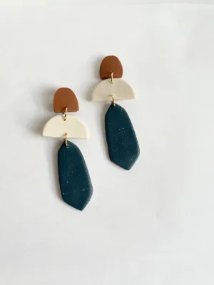 Fall Color Block Long Dangles Fall Color Block Long Dangles