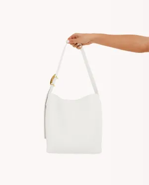 FRANCESCA SHOULDER BAG - WHITE FRANCESCA SHOULDER BAG - WHITE
